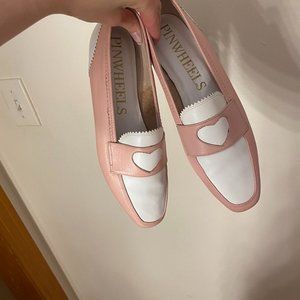 Leather Loafers Pink